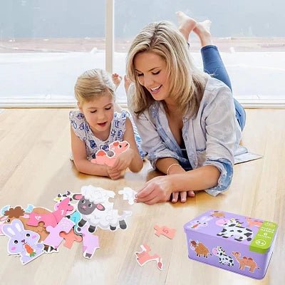 Puzzle Montessori - BabyPuzzle™ - Bétail - Jeux Jouets Happy