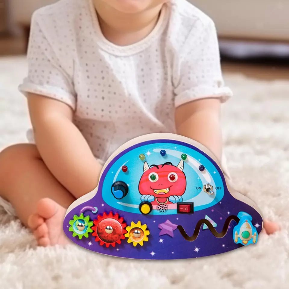 Tableau Montessori - BusyBoardCircuit™ - OVNI - Jeux Jouets Happy