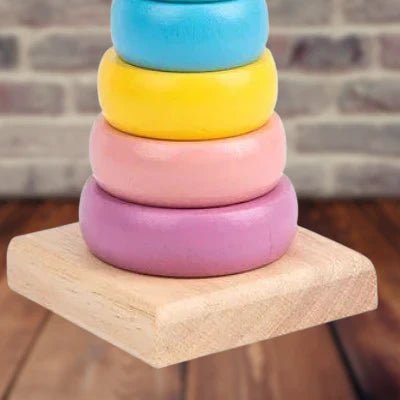 Jouet en Bois - WoodenToys™ - Tour Macaron - Jeux Jouets Happy
