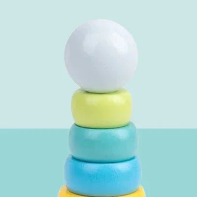 Jouet en Bois - WoodenToys™ - Tour Macaron - Jeux Jouets Happy