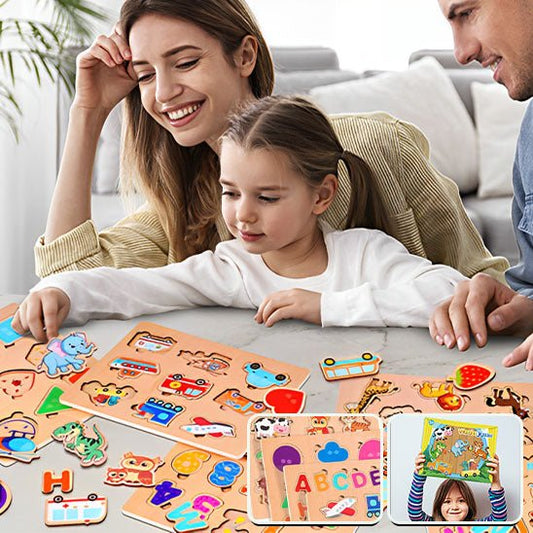 Puzzle bois | Éveil&Bois™ - Jeux Jouets Happy