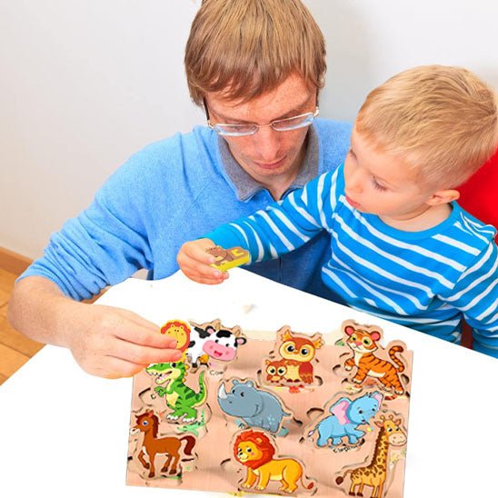Puzzle bois | Éveil&Bois™ - Jeux Jouets Happy