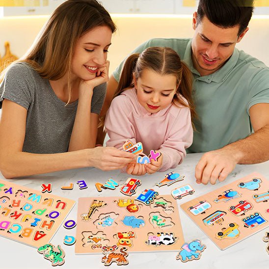 Puzzle bois | Éveil&Bois™ - Jeux Jouets Happy