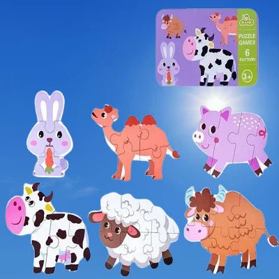 Puzzle Montessori - BabyPuzzle™ - Bétail - Jeux Jouets Happy