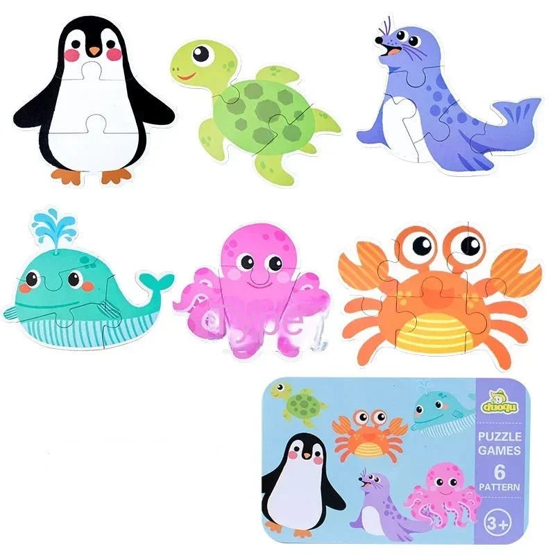 Puzzle Montessori - BabyPuzzle™ - Océan - Jeux Jouets Happy
