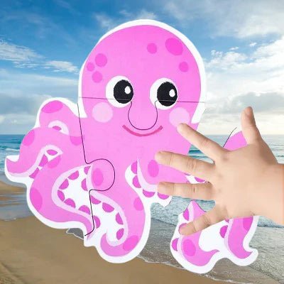 Puzzle Montessori - BabyPuzzle™ - Océan - Jeux Jouets Happy