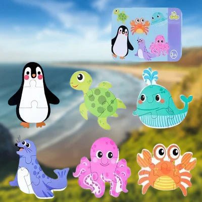 Puzzle Montessori - BabyPuzzle™ - Océan - Jeux Jouets Happy