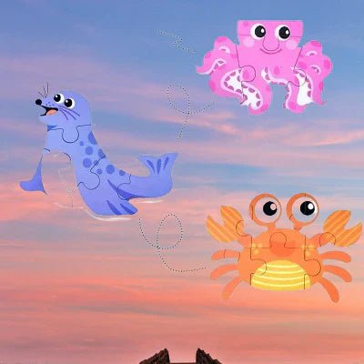 Puzzle Montessori - BabyPuzzle™ - Océan - Jeux Jouets Happy