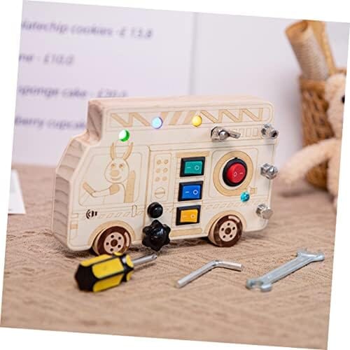 Tableau Montessori - BusyBoardCircuit™ - Camion de pompier - Jeux Jouets Happy