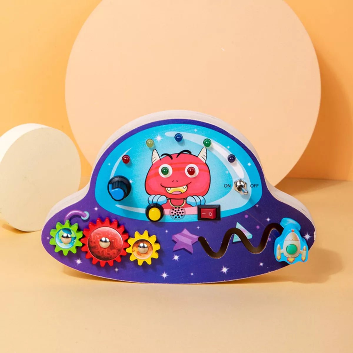 Tableau Montessori - BusyBoardCircuit™ - OVNI - Jeux Jouets Happy
