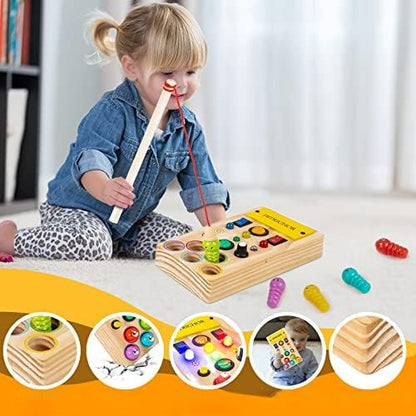 Tableau Montessori - BusyBoardCircuit™ - Pêche - Jeux Jouets Happy
