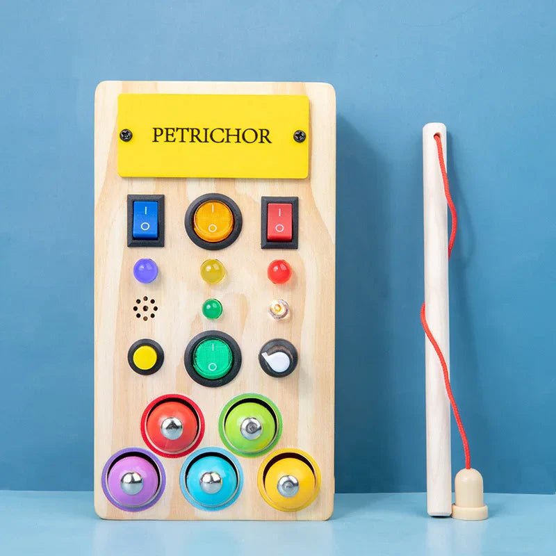 Tableau Montessori - BusyBoardCircuit™ - Pêche - Jeux Jouets Happy